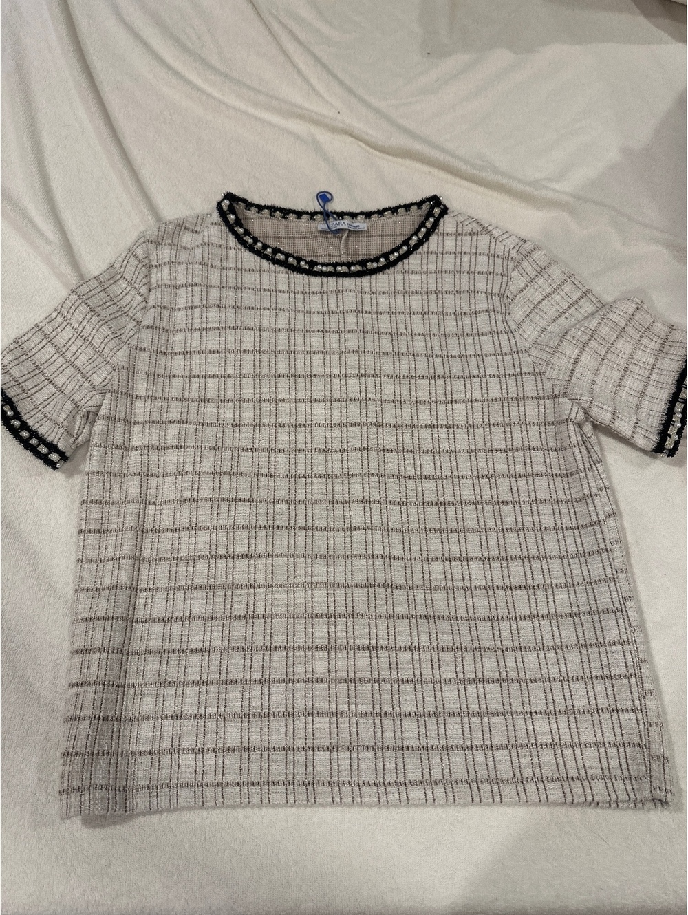EUC Zara Trafaluc Short Sleeve Shirt, Women’s L